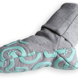 socks winter mint side