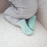 rompers mint detail feet