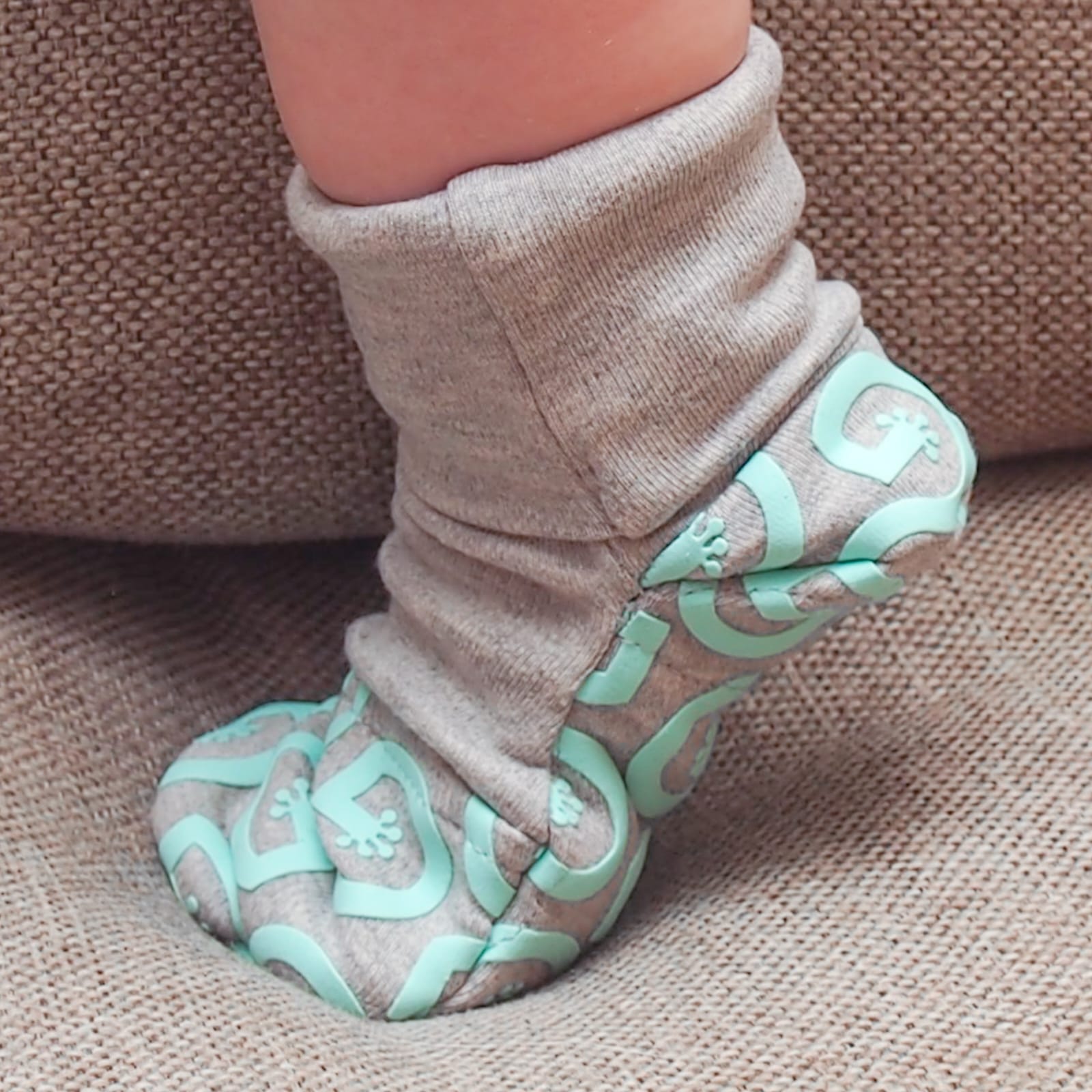 socks winter mint sofa